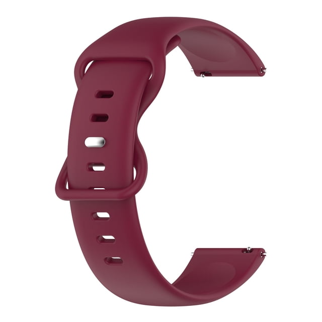 Silicone Sports Sweat Proof Solid Color Watch Band with Convenient Adjustment and Wide Compatibility Compatible with Smartwatch