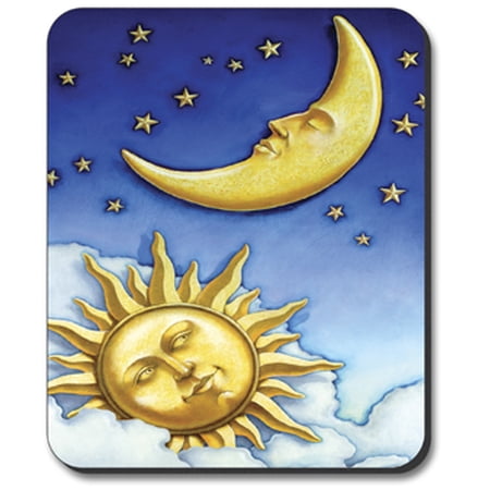 Art Plates Mouse Pad - Moon and Sun price history on PriceWatchPro