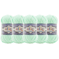 thumbnail image 1 of ESTAMBRE VELLUTO ALIZE TIPO CHENILLE CON 5PZAS DE 100GRS C/U MISMO COLOR, 1 of 4