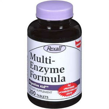 Rexall: Dietary Supplement Multienzyme Formula, 200 ct