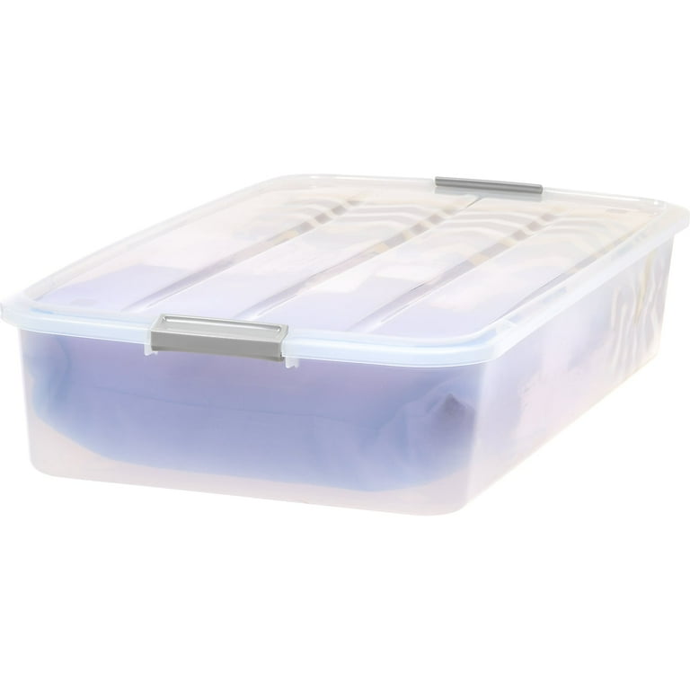50 Qt. Latch Lid Underbed Storage Box, 17.75 50 Qt. Latch Lid Underbed Storage Box, 17.75