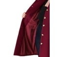 thumbnail image 5 of Agnes Orinda Women's Plus Size Coat Stand Collar Pockets Single Breasted Jacket Fall Winter Coat 2X Red, 5 of 6