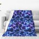 thumbnail image 1 of Balery Blue Lightning1 Manta de Felpa Suave y Acogedora – Cobija de Franela Aterciopelada para Cama, Lavable y Cálida para Sofá, Mascotas, Transpirable-50"x40", 1 of 7