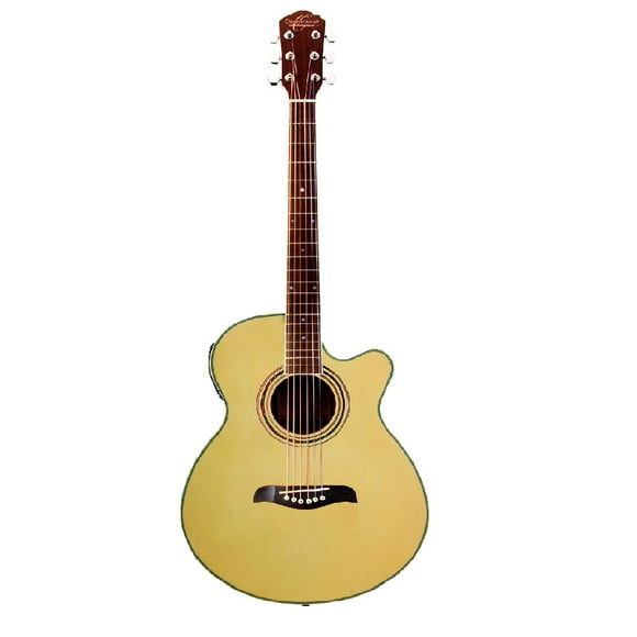 Guitarra Acústica Oscar Schmidt OG10CE Natural Brillante