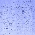 thumbnail image 1 of Ahgly Company Indoor Square Oriental Blue Traditional Area Rugs, 5' Square, 1 of 4