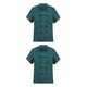thumbnail image 4 of Monstrate Chef Coat Women Short Sleeve Cook Cooking Wear Chic Uniform Work Skin-friendly Costumes Jacket for Restaurant Hotel Cafe Kitchen Verde oscuro 3XL 2Conjunto, 4 of 6