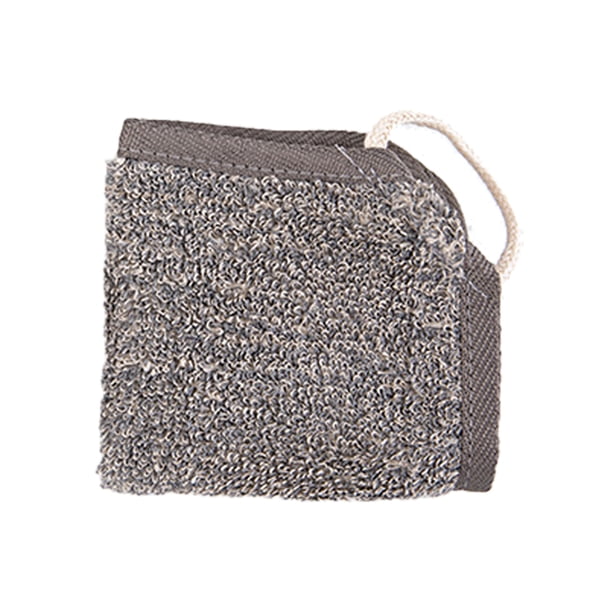 Matsuzay Toallita exfoliante para el hogar, cómoda, sencilla, cuadrada, toallitas de limpieza, toallita limpiadora exfoliante, toallas limpias seguras Juegos de accesorios de baño Gris 20X20cm Matsuzay HA059359-02