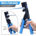 thumbnail image 3 of TianQi Outil de Finition Rapide avec 50 Prises RJ45 Cat6 Bleu, 3 of 5