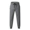 thumbnail image 6 of RUTAYY Men's Casual Pants Straight Leg Mid Waist Solid Color with Pocket Full Length Trendy Vacation Trousers, 6 of 6