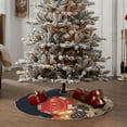 thumbnail image 5 of Salouo Casino Poker Chips Christmas Tree Skirt 30" Farmhouse Christmas Decorations Snowman Xmas Tree Skirt Tree Mat for Holiday Party Decor, 5 of 8