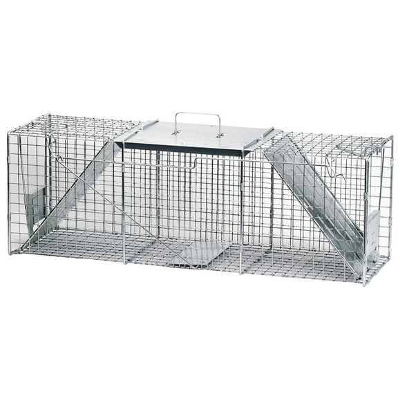 Havahart 1045 Live Animal Two-Door Raccoon, Stray Cat, Opossum, and Groundhog Cage Trap
