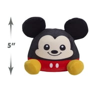 Disney Classics Mickey Mouse Small Weighted Plush, 5-inch Stuffed Animal, Ages 3+