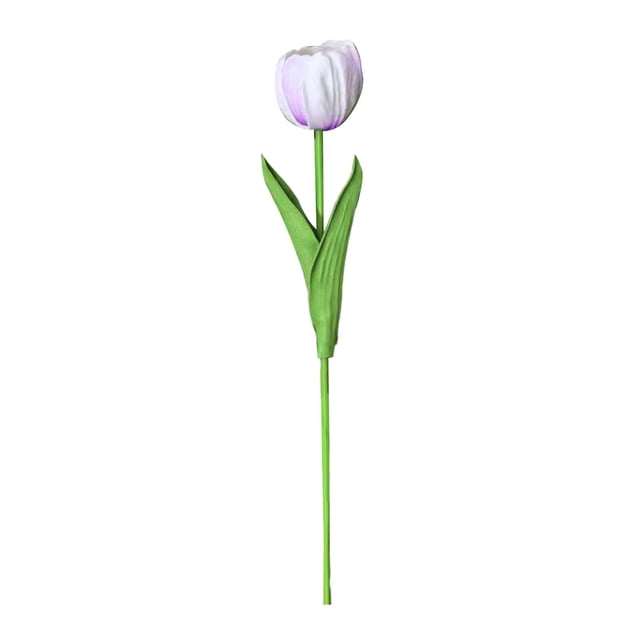 Tulipán artificial de tacto real de 35 cm de PU, tulipán artificial realista con tallo largo para bodas, hogar, centro de mesa, decoración de jardín de primavera.
