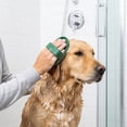 thumbnail image 4 of Dog Bath Brush Scrubber, Silicone Rubber Pet Grooming Brush, Rubber Curry Brush for Dog Bathing, Green Dog Brush, 1 Pack, 4 of 4