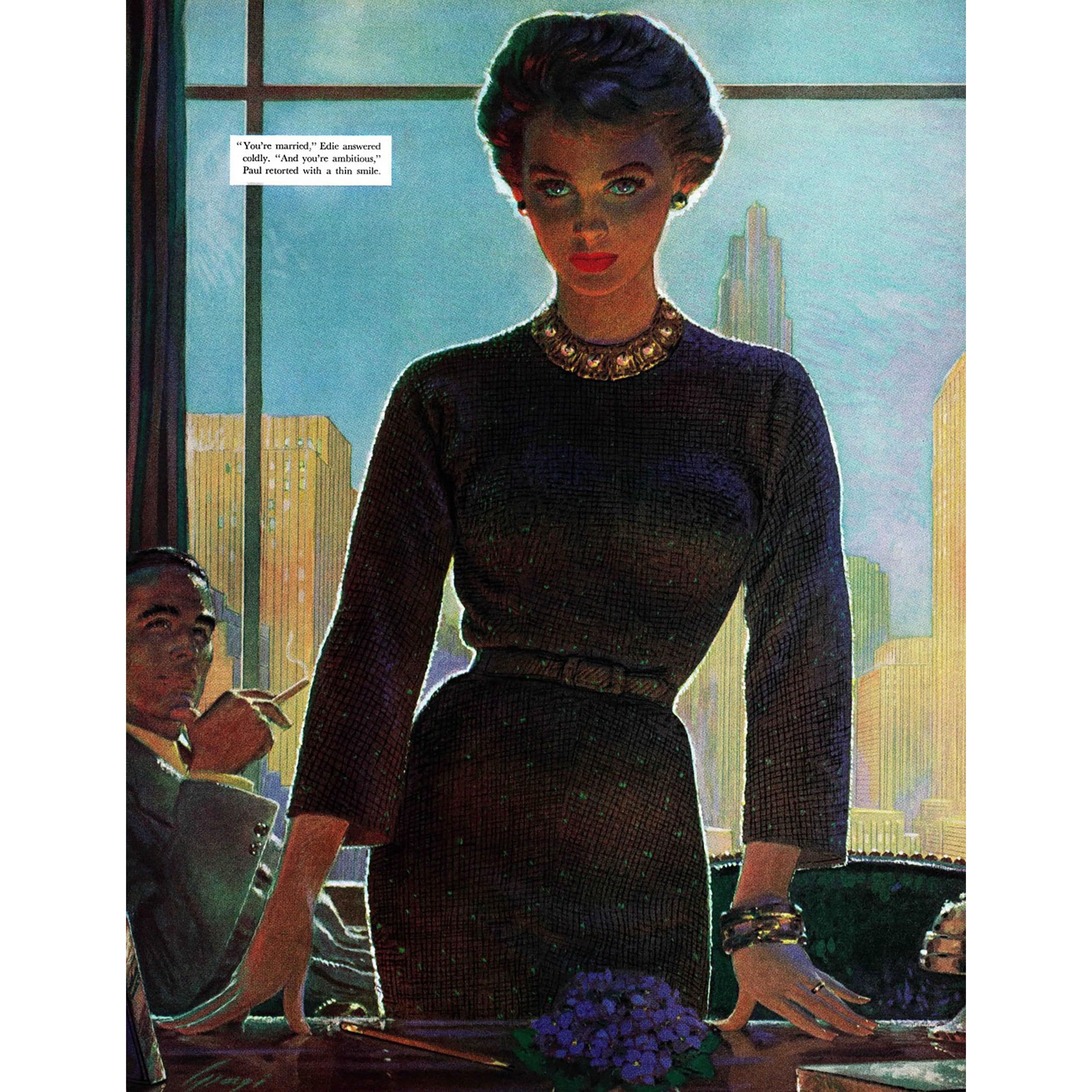 Marmont Hill "The Fall of Edie Markham" by Edwin Georgi Painting Print on Canvas