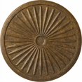 thumbnail image 2 of Ekena Millwork CM33LERZS Leandros Ceiling Medallion, Rubbed Bronze, 2 of 4