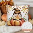 thumbnail image 2 of Outdoor Waterproof Pillow Covers Watercolor Gnome Pumpkins Decorative Throw Pillow Protectors for Patio Sofa Garden Couch,26x26in 2 Pack, 2 of 9