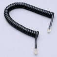 thumbnail image 4 of 7x Cable de Extensión de Teléfono Residencial Negro Cable Cable RJ11 4C Enchufe Cable de Auricular Nuevo, 4 of 7