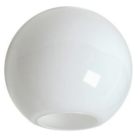 12 Inch White with 5.25 Inch Neckless Opening