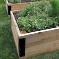 thumbnail image 3 of 4 Ensemble De Supports d'angle Compatible avec Lit De Jardin Surlev en Mtal Fleur Lit De Jardin Accolades d'angle Grand Angle Meubles Fixation Planteu, 3 of 5