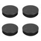 thumbnail image 1 of Uxcell 4 PCS 1.97"(50mm) Tapones de agujero redondos de plástico, tapones de extremo de tubería de plástico negro para muebles, tubería, mesa, silla, 1 of 6