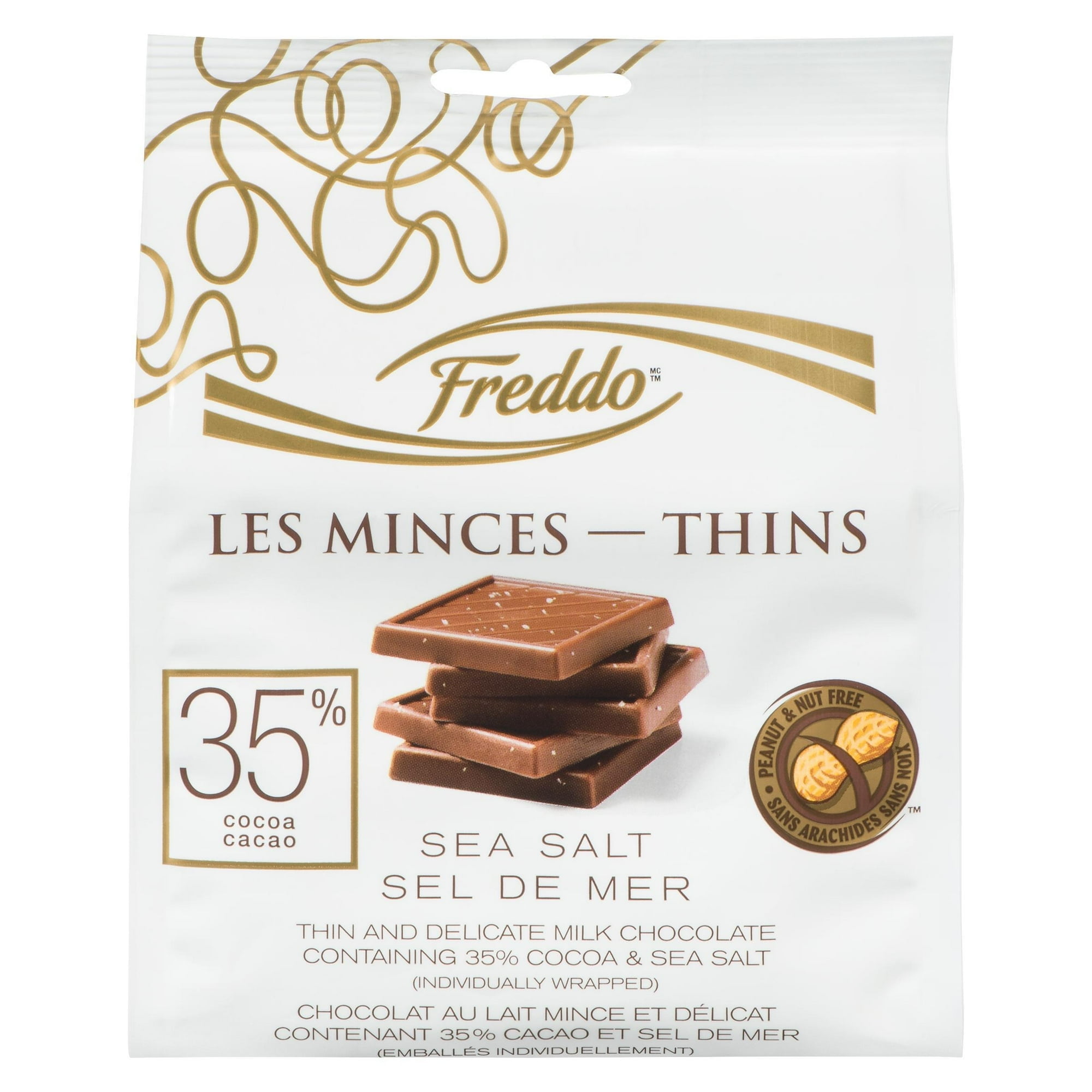Freddo Thins Milk Chocolate and Sea Salt