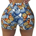 thumbnail image 2 of Lsque Colorful Butterfly1 Pattern High Waisted Biker Shorts for Women-Tummy Control Fitness Athletic Workout Running Yoga Gym Shorts,Moisture-Wicking-X-Large, 2 of 9