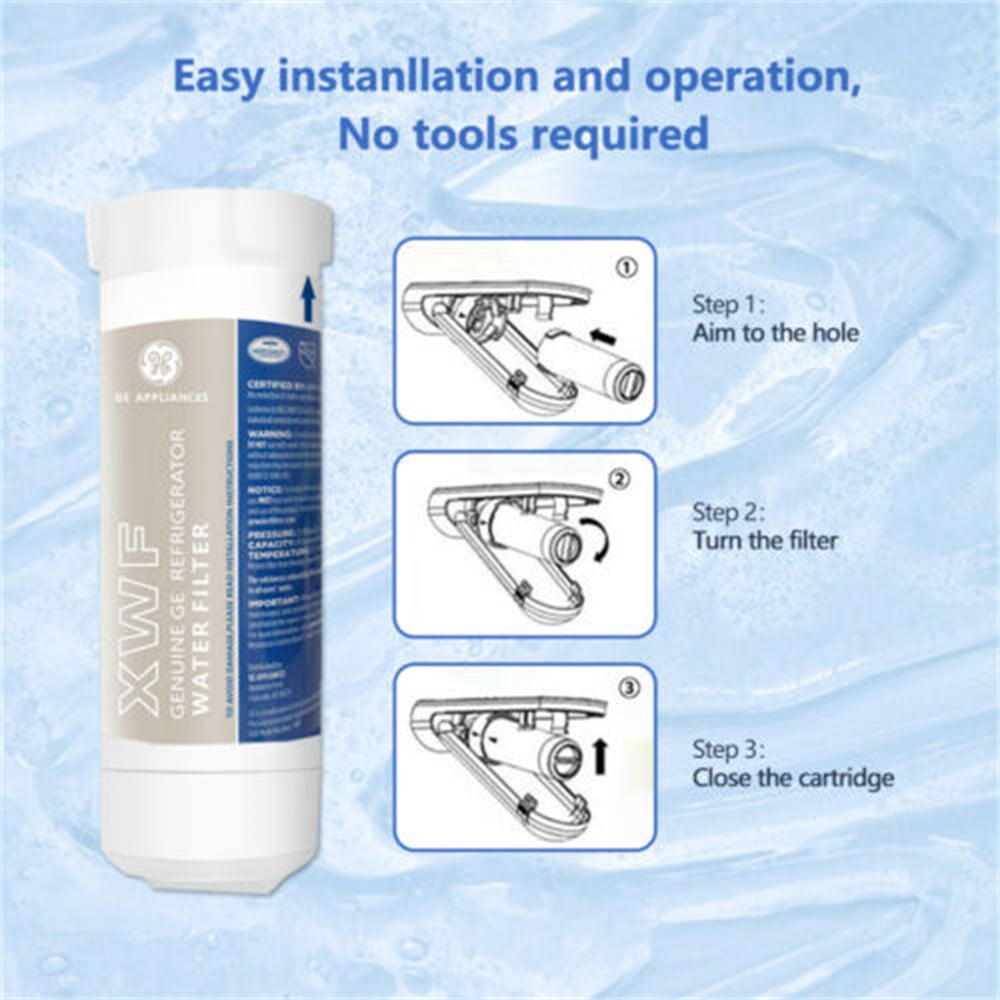Replacement XWF Refrigerator Water Filter, Not Fit XWFE-(1Pack)