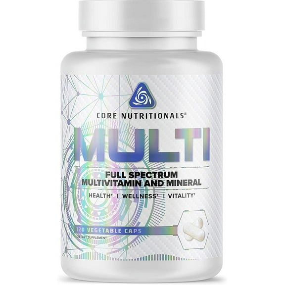Core Nutritionals  Multivitamin - Multi Platinum Full Spectrum and Mineral - 120 Capules