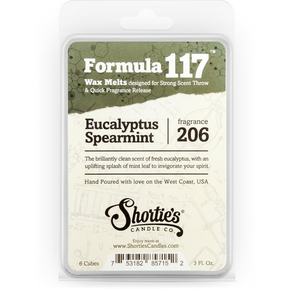Eucalyptus Spearmint Wax Melts - Highly Scented   Essential & Natural Oils - Shortie's Candle Company