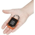 thumbnail image 4 of 2 Pack Orange 4-Digit Combination Lock - Heavy Duty, Waterproof, Resettable$$Tools & Hardware Other, 4 of 7