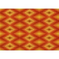 thumbnail image 1 of Ahgly Company Machine Washable Indoor Rectangle Transitional Neon Orange Area Rugs, 7' x 10', 1 of 7