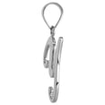 thumbnail image 3 of Sterling Silver Script Initial Letter Y Alphabet Pendant Flawless Polish, 1 1/2 inch high, 3 of 3