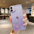 thumbnail image 1 of Funda de teléfono transparente con purpurina de lujo para iPhone 11 12 13 14 Pro Max XS X XR 7 8 Plus SE 2020 Mini funda trasera de parachoques suave Tan Jianjun unisex, 1 of 2