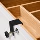 thumbnail image 1 of Nestingho 2Ud Clips Ajustables Para Fijar Cajones En Gabinetes Con Material Resistente, 1 of 8