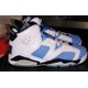thumbnail image 4 of Ni - ke Youth Air Jordan 6 Retro Mid- 'UNC'- University Blue- Grade School Sz 7- New, 4 of 5