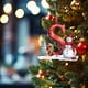 thumbnail image 1 of Adornos navideños, adornos navideños, regalos navideños, 26 letras, decoración para árbol de Navidad, adornos colgantes para árbol de Navidad, adornos navideños personalizados, decoración navideña, de, 1 of 5