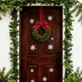 thumbnail image 3 of Yucurem 1 Pieces Christmas Kitchen Cabinet Wreath, Mini Vintage Kitchen Wreaths with Bow, Pine Cone & Red Berry for Xmas Window Indoor Chair Fireplace Porch Decor, 5 Inch, 3 of 7