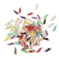 thumbnail image 3 of Charms For Earrings Jewelry Making 100Pack -Shaped Durable Assorted Color Ideal For Kids And Friends, 3 of 4