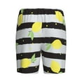thumbnail image 5 of Naloa Lemon Men's Short Pajama Pants, Lounge Comfort Shorts with Elasticized Waistband and Side Pockets - X-Large, 5 of 9