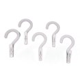 thumbnail image 2 of Melvado Laundry Hanger Hooks | Strong Plastic Solid Metal Spring | Lightweight, Convenient Clothing Pins To hang and Dry Wet Clothes | For Home Use or Travel | Economy 12 Pack | White, 2 of 4