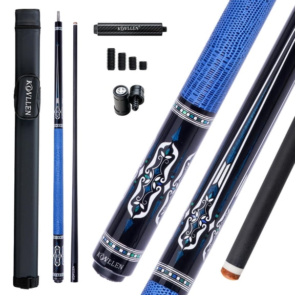KONLLEN Carbon Fiber Pool Cue Stick 11.5mm Low Deflection Inlay Billiard Pool Cue Sticks