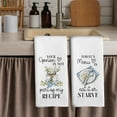 thumbnail image 2 of Funny Gifts Kitchen Towels - Sarcastic Humor Dish Towels, Housewarming Gifts, Funny Recipe Decorative Absorbent Dishcloths Hand Towels Set of 2 for Cooking Baking Decor 18x26 Inches, 2 of 5