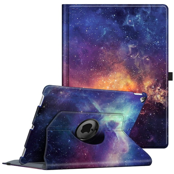 Fintie iPad Pro 12.9" 2015/2017 360 Degree Rotating Stand Case Protective Cover with Auto Sleep / Wake, Galaxy
