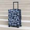 thumbnail image 3 of Wukai Tropical Leaves Elastic Luggage Cover: Personalized Protection for Your Suitcase - Fits 19~29-inch, Washable & Durable Travel Companion-, 3 of 8