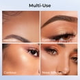 thumbnail image 4 of SACE LADY Brow Stamp Kit, Waterproof Eyebrow Pomade with 10 Eyebrow Stencils and Brush, Long Lasting Natural Looking Brows, Hairline Filling & Brow Shaping Makeup, Light Brown, 4 of 11