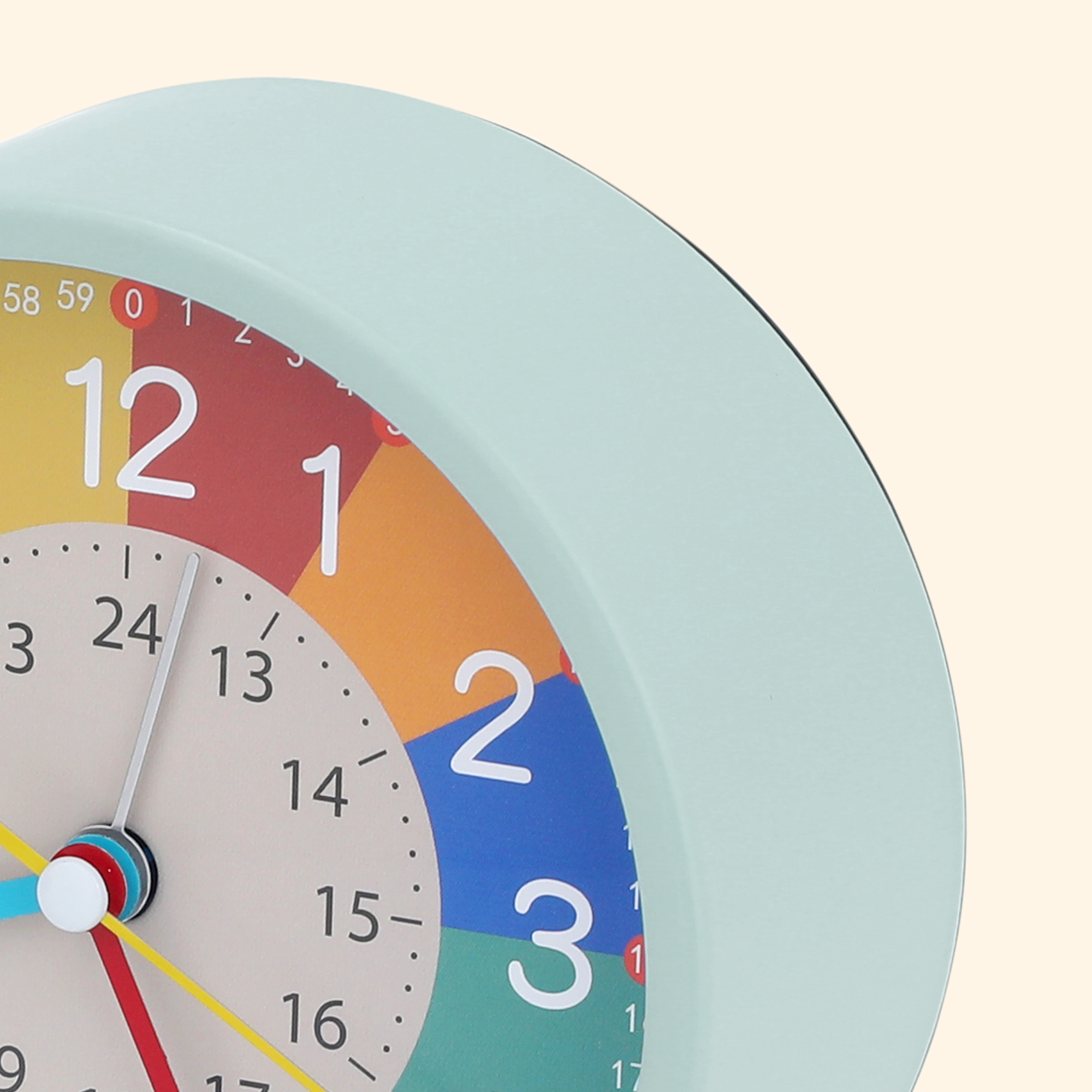 Unique Bargains Mechanical Alarm Clock Blue 4.5"L x 2.0"W x 4.7"H