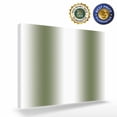 thumbnail image 2 of White Seaweed Green Gradient Canvas Print Wall Art Simple Pattern Pictures Painting Morden Artwork for Living Room Bedroom, Ready to Hang - 12"x16", 2 of 9