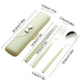 thumbnail image 3 of ZZkhGO Stainless Steel Portable Cutlery Set, Reusable Camping Utensils with Storage Box, Spoon Fork Chopsticks Kit for Travel Office School Lunch, 3 of 6
