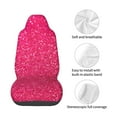 thumbnail image 3 of Lsque Rose Red Glitter Pattern Car Seat Covers for Front Seats , Waterproof Seat Covers for Cars, Sporty Front Seat Covers,Car Seat Cover Protector Front Seats, 3 of 5